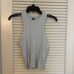 Wild Fable Light Blue Tank Top crop high neck